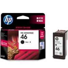 惠普(HP) CZ637AA 46黑色墨盒 （適用HP DeskJet 2020hc/2520hc/2529/2029/4729）