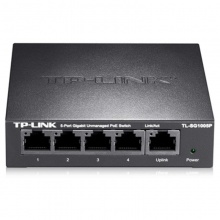 TP-LINK TL-SG1005P 5口千兆非網管PoE交換機 黑色 計價單位：個