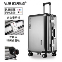 箱包大容量學生行李箱商務拉桿箱鋁框24寸